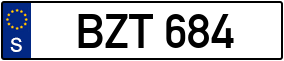 Truck License Plate